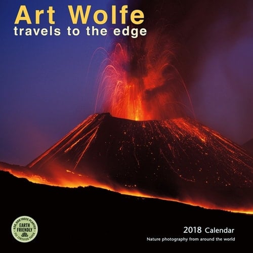 Art Wolfe 2018 Wall Calendar: Travels to the Edge — Nature Photography From Around the World