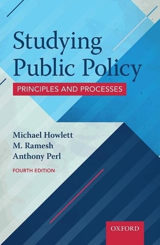 Studying Public Policy: Principles and Processes