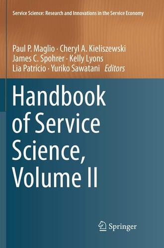 Handbook of Service Science, Volume II