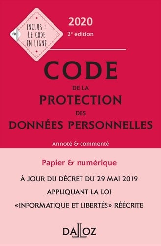 Code de la protection des données personnelles annoté & commenté