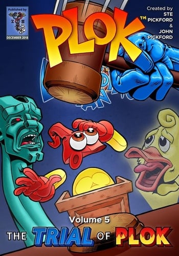 Plok The Exploding Man Volume 5: The Trial of Plok