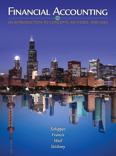 Financial Accounting: An Introduction to Concepts, Methods and Uses