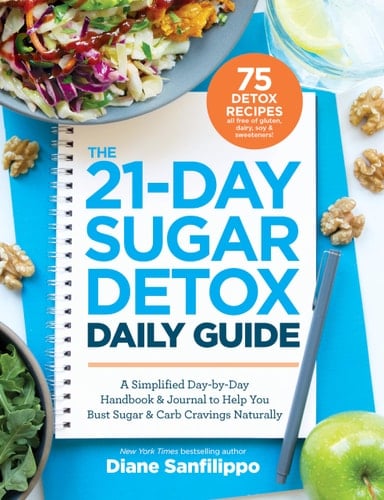 The 21-Day Sugar Detox Daily Guide A Simplified, Day-By Day Handbook & Journal to Help You Bust Sugar & Carb Cravings Naturally