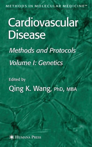 Cardiovascular Disease, Volume 1 Genetics