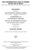 Dod Counternarcotics What Is Congress Getting for Its Money?