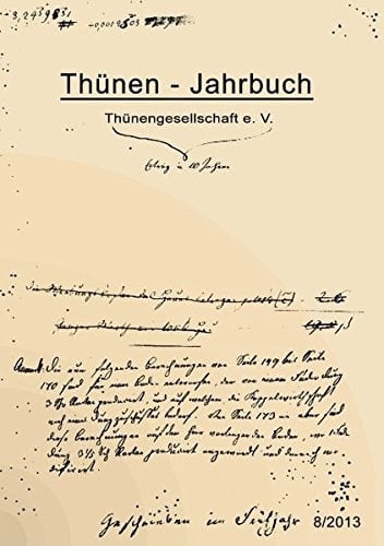 Thünen-Jahrbuch 8/2013