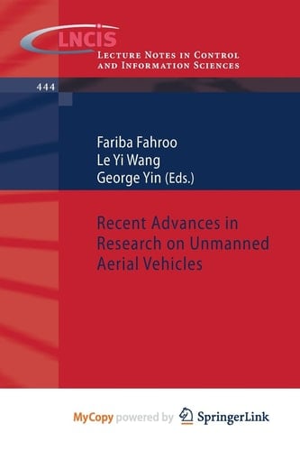 Recent Advances in Research on Unmanned Aerial Vehicles