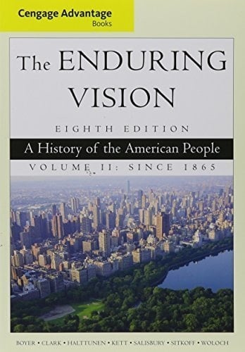 Bundle: Cengage Advantage Series: The Enduring Vision: A History of the American People, 8th + MindTap History Printed Access Card