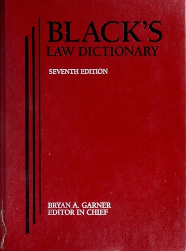 Black's Law Dictionary 7th Edition