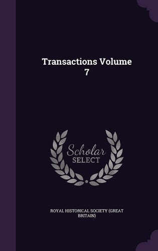 Transactions Volume 7