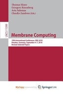 Membrane Computing 19th International Conference, CMC 2018, Dresden, Germany, September 4-7, 2018, Revised Selected Papers