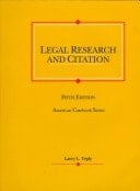 Legal research and citation (American casebook series)