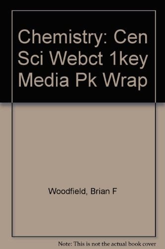 Chemistry Centrl Sci Webct 1Key Media Pack