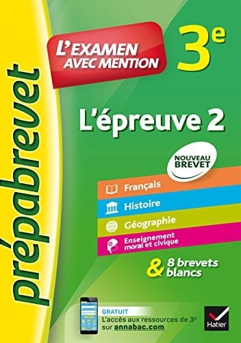 L'Epreuve Ecrite 2 Nouveau Brevet Fiches Et Sujets Corriges En Francais, Histoire-Geographie, EMC