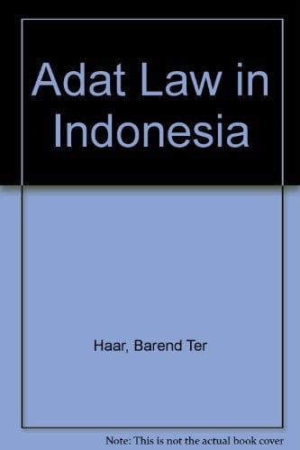 Adat Law in Indonesia