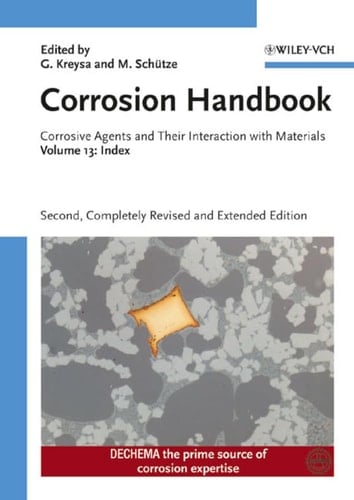 Corrosion Handbook, Index
