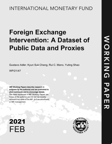 Foreign Exchange Intervention: A Dataset of Public Data and Proxies