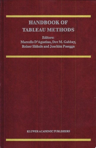 Handbook of Tableau Methods
