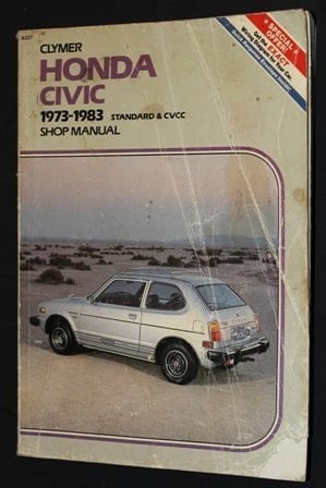 Honda Service-repair Handbook, Civic, 1973-1977