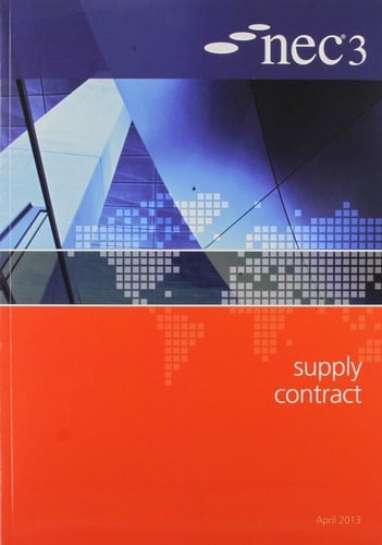 Nec3 Supply Contract Bundle: 5 Book Set