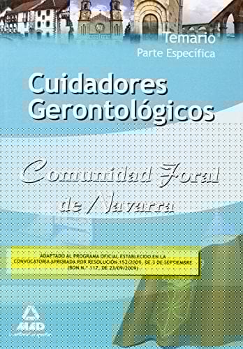 Cuidadores gerontológicos de la comunidad foral de navarra. Temario parte específica