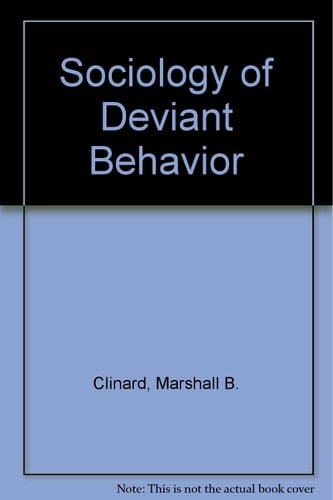 Sociology of Deviant Behavior
