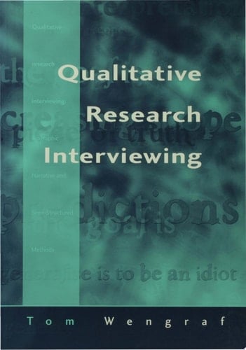 Qualitative Research Interviewing Biographic Narrative and Semi-Structured Methods