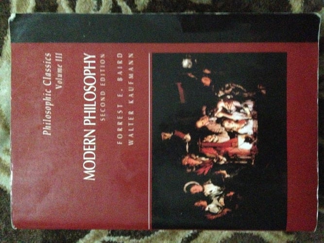 Philosophic Classics: Modern philosophy