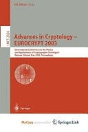 Advances in Cryptology -- Eurocrypt 2003