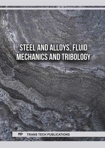 Steel and Alloys, Fluid Mechanics and Tribology