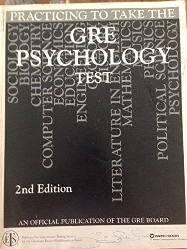 GRE Subject Test Practice Books Psychology Test