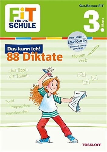 Das kann ich! 88 Diktate, 3. Klasse