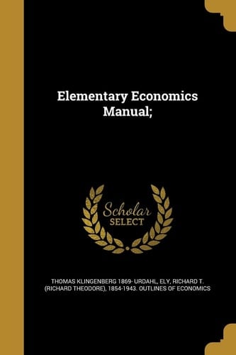 Elementary Economics Manual;