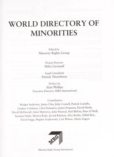 World Directory of Minorities