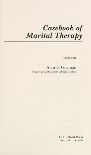 Casebook of Marital Therapy