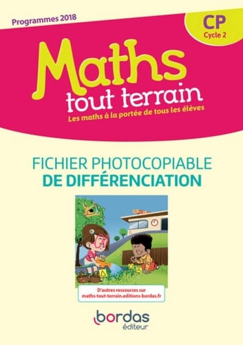 Maths tout terrain CP Fichier de différenciation