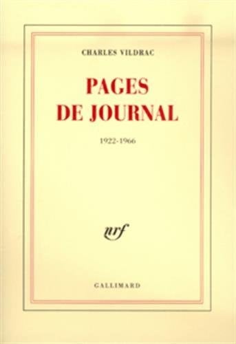 Pages de journal: (1922-1966)