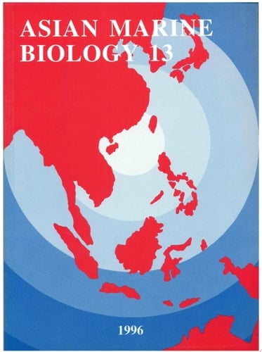 Asian Marine Biology 13 (1996)