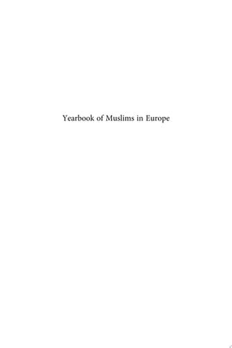 Yearbook of Muslims in Europe, Volume 3