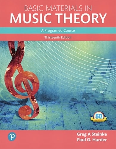 Basic Materials in Music Theory: A Programmed Approach (Pearson+)