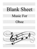 Blank Sheet Music for Oboe White Cover, Clefs Notebook, (8. 5 X 11 in / 21. 6 X 27. 9 CM) 100 Pages,100 Full Staved Sheet, Music Sketchbook, Music Notation - Gifts Standard for Students / Professionals
