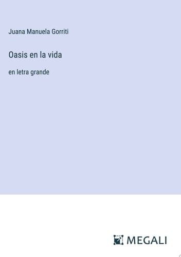 Oasis en la vida en letra grande