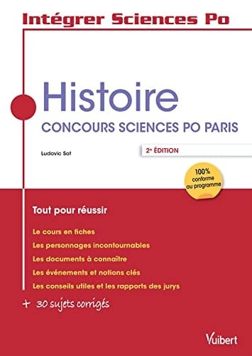 Histoire Concours sciences Po Paris