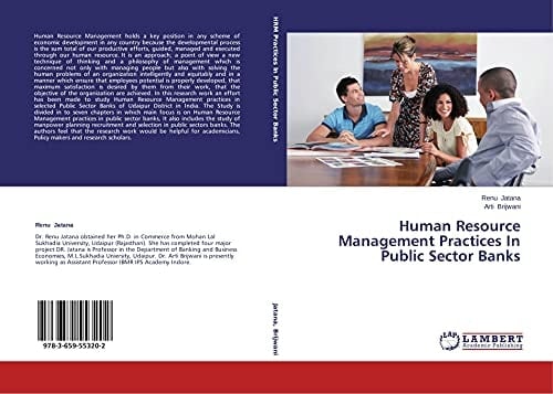 Human Resource Management Practices In Public Sector Banks