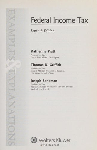 Federal Income Tax Examples and Explanations