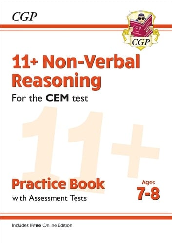 11+ Non-verbal Reasoning for the CEM Test Practice Book - Ages 7-8, with Assessment Tests