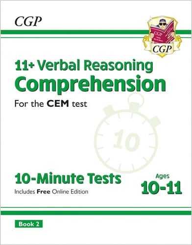 11+ Verbal Reasoning Comprehension for the CEM Test: