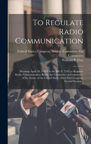 To Regulate Radio Communication Hearings April 28, 1910 On the Bill (S. 7243) to Regulate Radio Communication Before the Committee on Commerce, of the Senate of the United States, Sixty-first Congress, Second Session ..