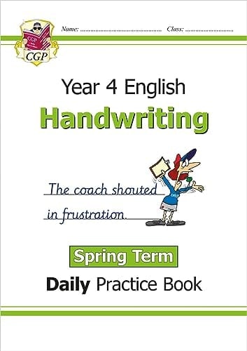 Year 4 English Handwriting Spring Term Daily Practice Book