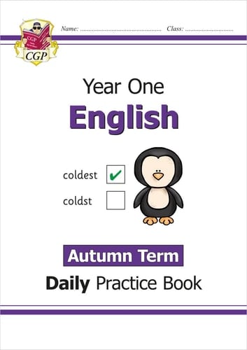 Year One English Autumn Term Daily Practice Book